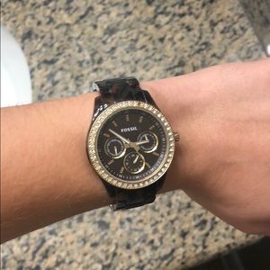Fossil Brown Tortoise Shell Watch